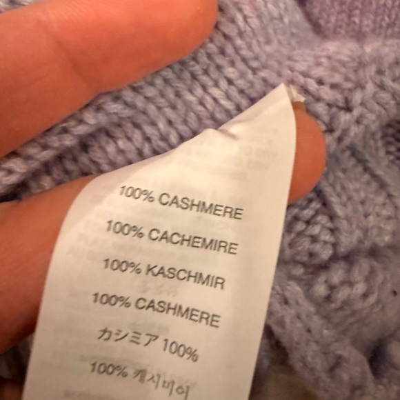 J. Crew Soft Purple Italian Cashmere Turtleneck Sweater - Picture 4 of 4